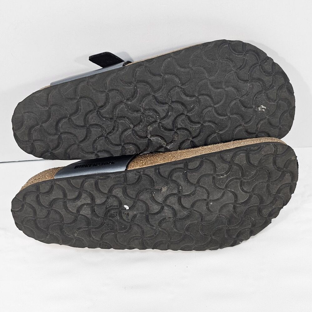 Birkenstock Gizeh Thong Comfort Sandal Unisex Onyx Size 41 L10 M8 Cork Footbed - Picture 2 of 9